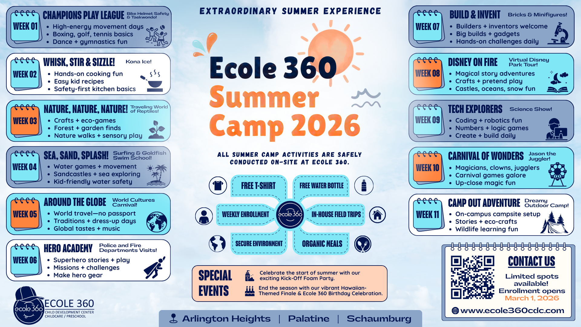 summer camp, summer camp near me, Arlington Heights, Palatine, Schaumburg